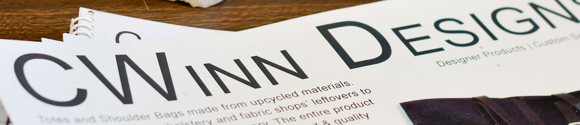 C.Winn Designs Inc. as a heading on the paper